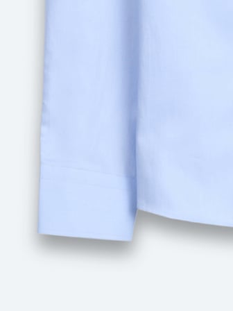 Mavi Çizgili Regular Fit Uzun Dokuma Casual %100 Pamuk Gömlek