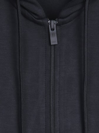 Lacivert Kapüşonlu Düz Sweatshirt