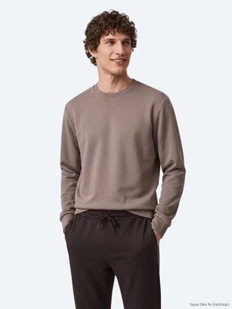 Fındık Düz Sweatshırt