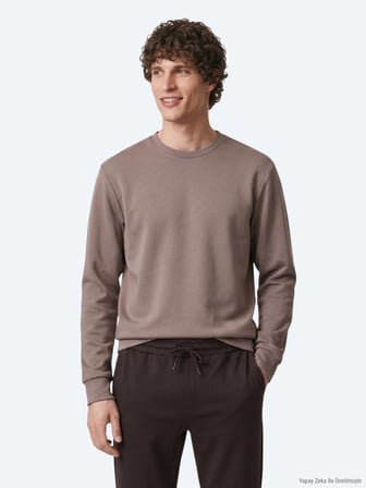 Fındık Düz Sweatshırt