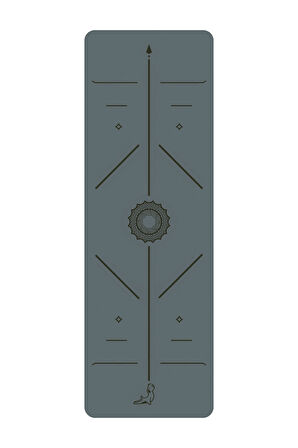 XL Serisi (210x70cm) 4.1 mm Doğal Kauçuk Kaydırmaz Yoga Matı