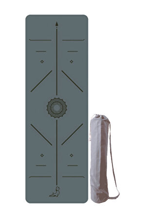 XL Serisi (210x70cm) 4.1 mm Doğal Kauçuk Kaydırmaz Yoga Matı