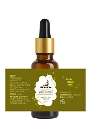 Udi Hindi Yağı | 20 ml