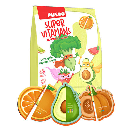 Puedo Super Vitamans, Manyetik Eşleştime Oyunu