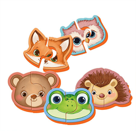 Puedo Puffy Puzzle Forest Animals