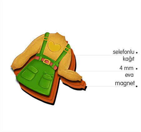 Puedo Mixy Pixy, Manyetik Giydirme Oyunu