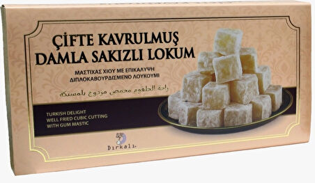 DIRKALI ÇİFT KAVRULMUŞ DAMLA SAKIZLI LOKUM 250 g