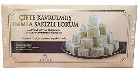 DIRKALI ÇİFT KAVRULMUŞ DAMLA SAKIZLI LOKUM 250 g
