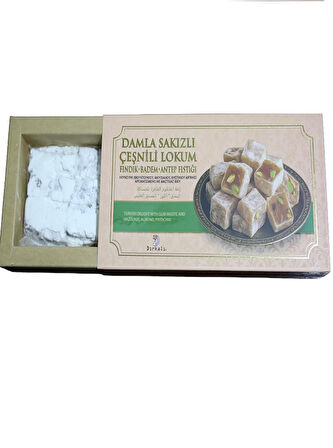 DIRKALI ÇEŞNİLİ DAMLA SAKIZLI LOKUM 250 g