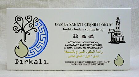 DIRKALI ÇEŞNİLİ DAMLA SAKIZLI LOKUM 250 g