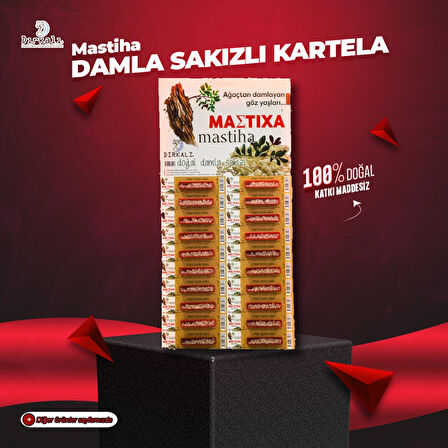 MASTIHA DAMLA SAKIZI KARTELA 1 g*20 Ad