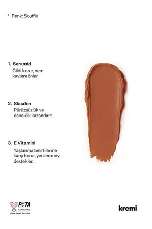 Allık Ruj Göz Farı Kiss&Blush | Nemlendirici Makyaj Makeup | Stick | Seramid Skualen Vitamin E