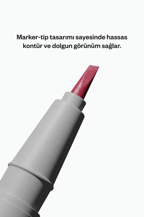 Kalıcı Dudak Kalemi | Uzun Süre Dayanıklı | Transfer Yapmaz | Doğal ve Hafif | Kolay Keskin Uygulama