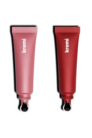 Kremi Lip Balm 2'li Set | Nemlendirici, Besleyici, Onarıcı | Vitamin E, Peptit, Seramid