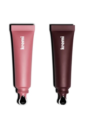 Kremi Lip Balm 2'li Set | Nemlendirici, Besleyici, Onarıcı | Vitamin E, Peptit, Seramid