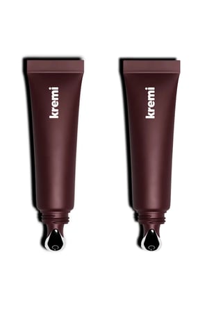 Kremi Lip Balm 2'li Set | Nemlendirici, Besleyici, Onarıcı | Vitamin E, Peptit, Seramid