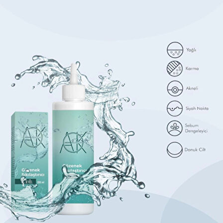 Gözenek Sıkılaştırıcı Aydınlatıcı ve Canlandırıcı Tüm ciltler için Glikolik Asit Tonik 200ML