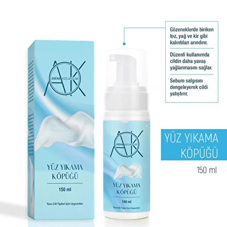 Tüm Ciltler Için Yüz Ve Makyaj Temizleme 150ml
