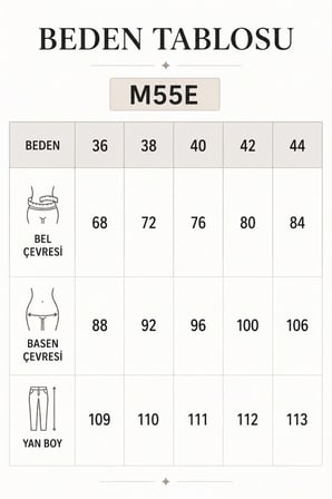 Kadın Buz Mavi Fularlı Yüksek Bel Wide Leg Jean Pantolon