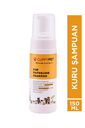 Cupyypet Evcil Hayvanlar İçin Kuru Şampuan 150 ml