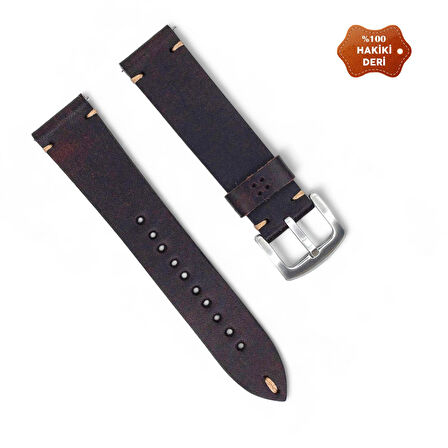 Nettech Samsung Watch 22 mm Uyumlu Deri Kordon NT-112343