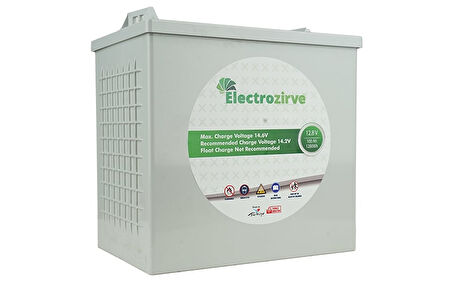 Electro Zirve 12.8V 100Ah Lityum Akü (LifePO4)