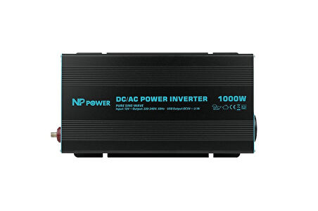 NP1000-12 NP Power 1000W Tam Sinüs İnverter 12V