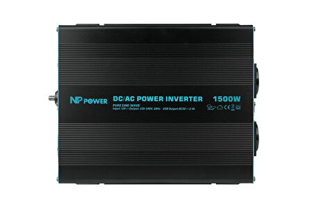 NP1500-12 NP Power 1500W Tam Sinüs İnverter 12V