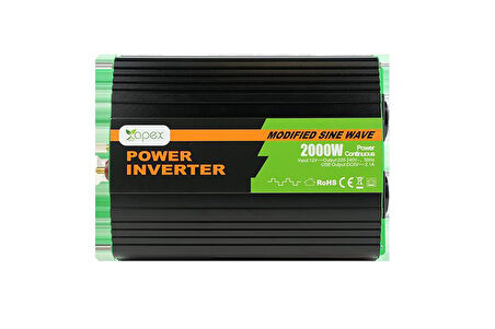 NS2000-12 Apex 2000W Modifiye Sinüs İnverter 12V