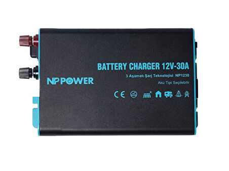 NP1230 NP Power 12V 30A Akü Şarj Cihazı