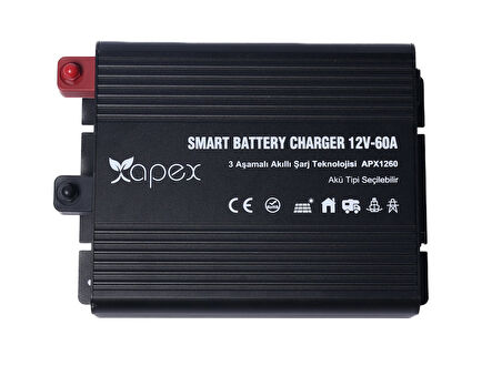 APX1260 Apex 12V 60A Smart Akü Şarj Cihazı 