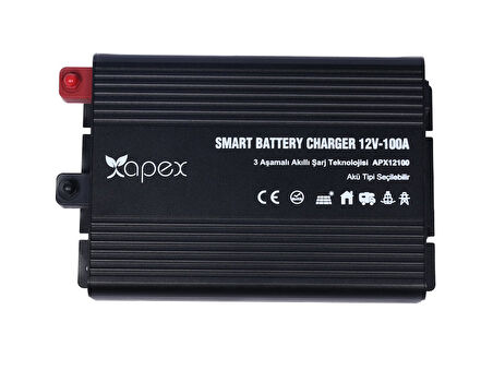 APX12100 Apex 12V 100A Smart Akü Şarj Cihazı 