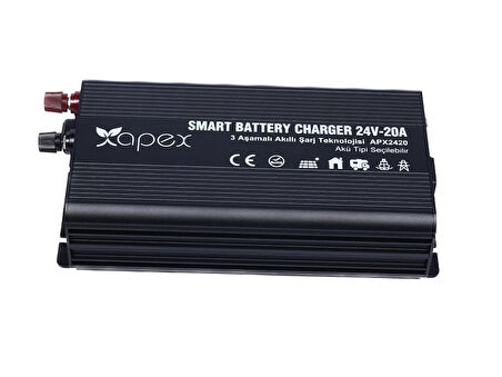 APX2420 Apex 24V 20A Smart Akü Şarj Cihazı 