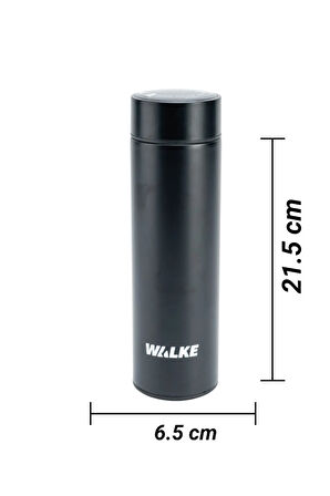 Luxury Dereceli Paslanmaz Süzgeçli Çelik Bardak Termos 500 ML