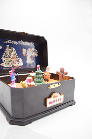 Waldern Premium Collection Dekoratif Müzik Kutusu Yılbaşı Temalı