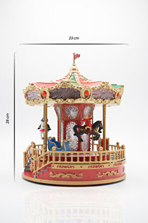 Waldern Premium Collection Yılbaşı Süsü Atlıkarınca XL