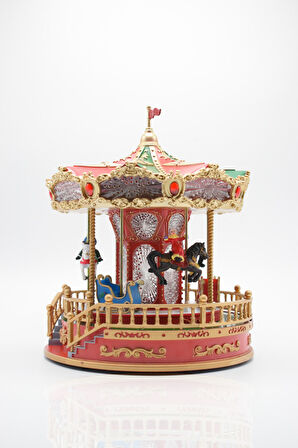 Waldern Premium Collection Yılbaşı Süsü Atlıkarınca XL