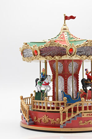 Waldern Premium Collection Yılbaşı Süsü Atlıkarınca XL