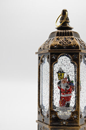 Waldern Premium Collection Dekoratif Işıklı Yılbaşı Süs Fener 24 cm