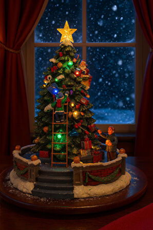 Waldern Premium Collection Vinç Yılbaşı Ağacı Noel Baba Dekoratif Yılbaşı Süsü