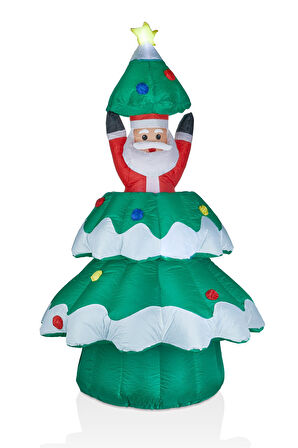 Waldern Premium Collection 190 cm Tree Man Hareketli ve Işıklı Yılbaşı Süs Dekorasyon