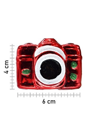 Waldern Premium Collection 4lü Fotoğraf Makinesı Yılbaşı Süs