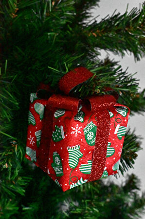 Waldern Premium Collection Mini Hediye Paketi Dekoratif Yılbaşı Süsü