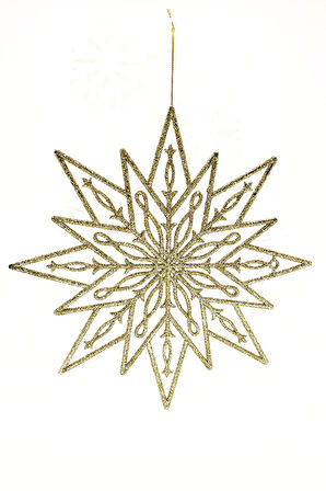 Waldern Premium 2li Simli Yıldız XXL 24 Cm Yılbaşı Süsü