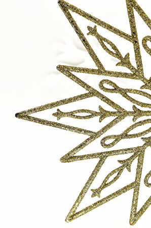 Waldern Premium 2li Simli Yıldız XXL 24 Cm Yılbaşı Süsü