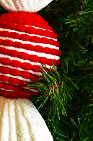 Waldern Premium Collection Luxury 26 cm XL Şeker Süs Dekoratif Yılbaşı Süsü