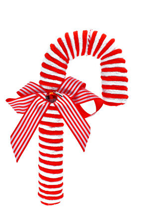 Waldern Premium Collection Luxury Fiyonklu Şeker Kamışı Süs Dekoratif Yılbaşı Süsü