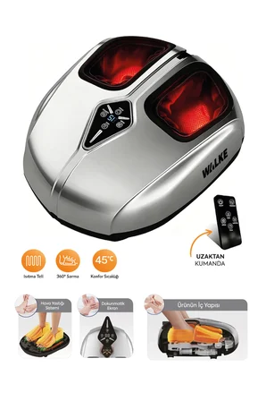 Walke Premium Uzaktan Kumandalı Isıtmalı Ayak Masaj Aleti A-02