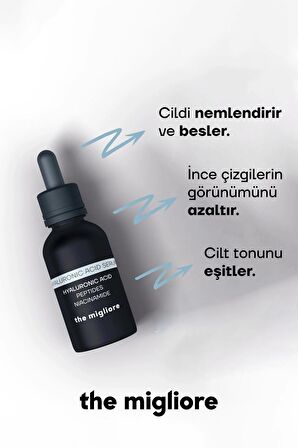 Hyaluronik Asit Serumu & Nemlendirici Canlandırıcı 30 ml (%12 Hyaluronik Asit & %1 Niacinamide)