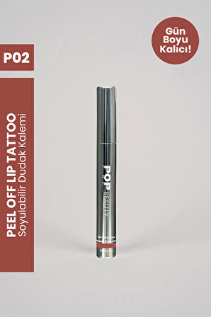  Soyulabilir Dudak Kalemi - Peel-Off Lip Tattoo, PO2